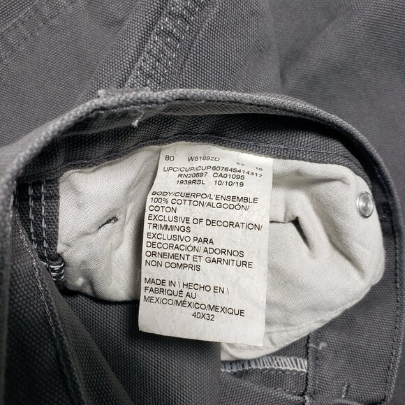 Dickies Men's Relaxed-Fit Carpenter Jean Rinsed Slate Straight Leg 40x32 1932RSL - Picture 5 of 7